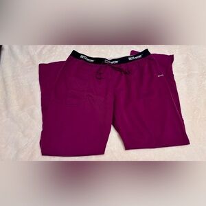 Grey’s Anatomy- Women’s Scrub Pants - Burgundy - Excellent Condition